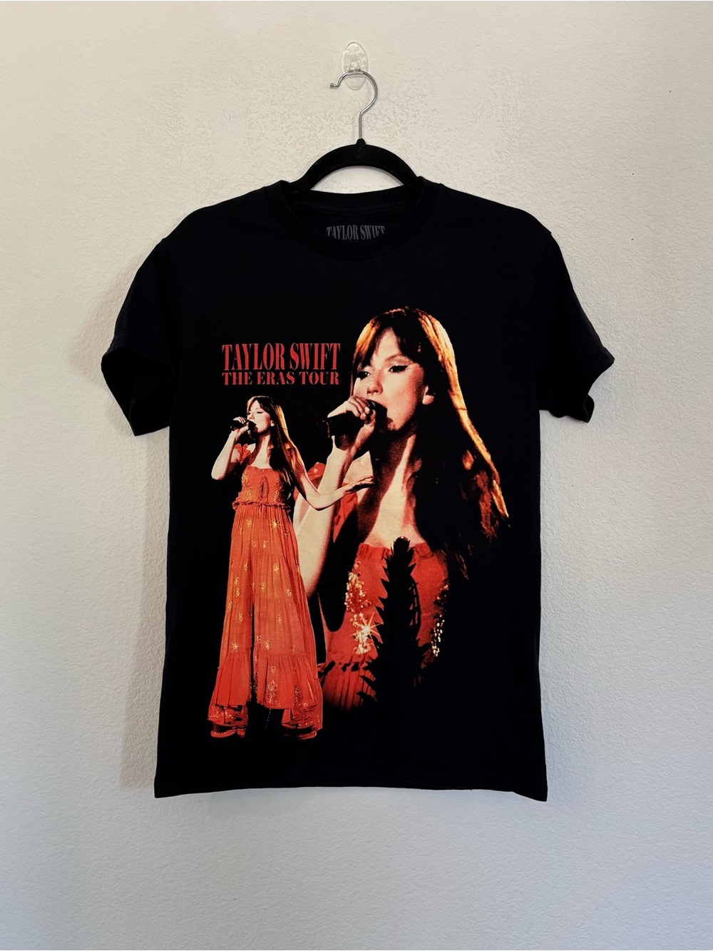Taylor Swift The Eras Tour Photo Black T-Shirt